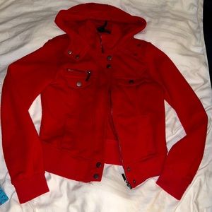Red jacket